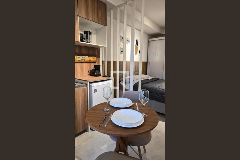 Studio mobiliado de 30 m² com 1 quarto e 1 banheiro — photo 14