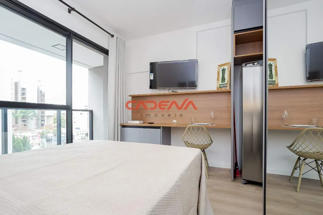 Studio de 39 m² com sacada, cozinha americana e sem vaga — photo 2