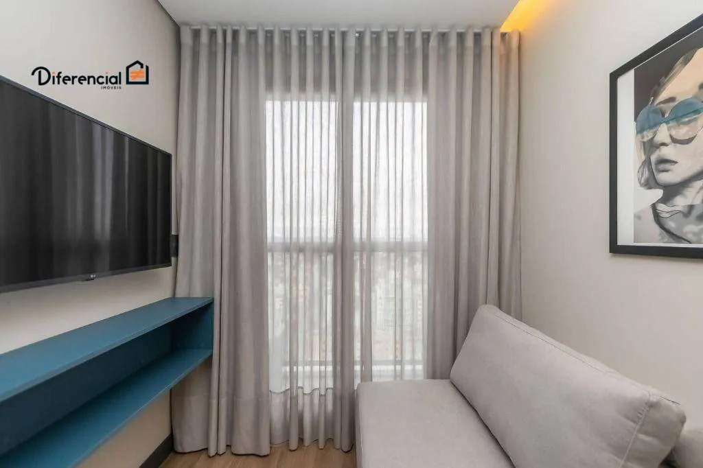 Furnished studio 35 m² with an open-plan kitchen — photo 13