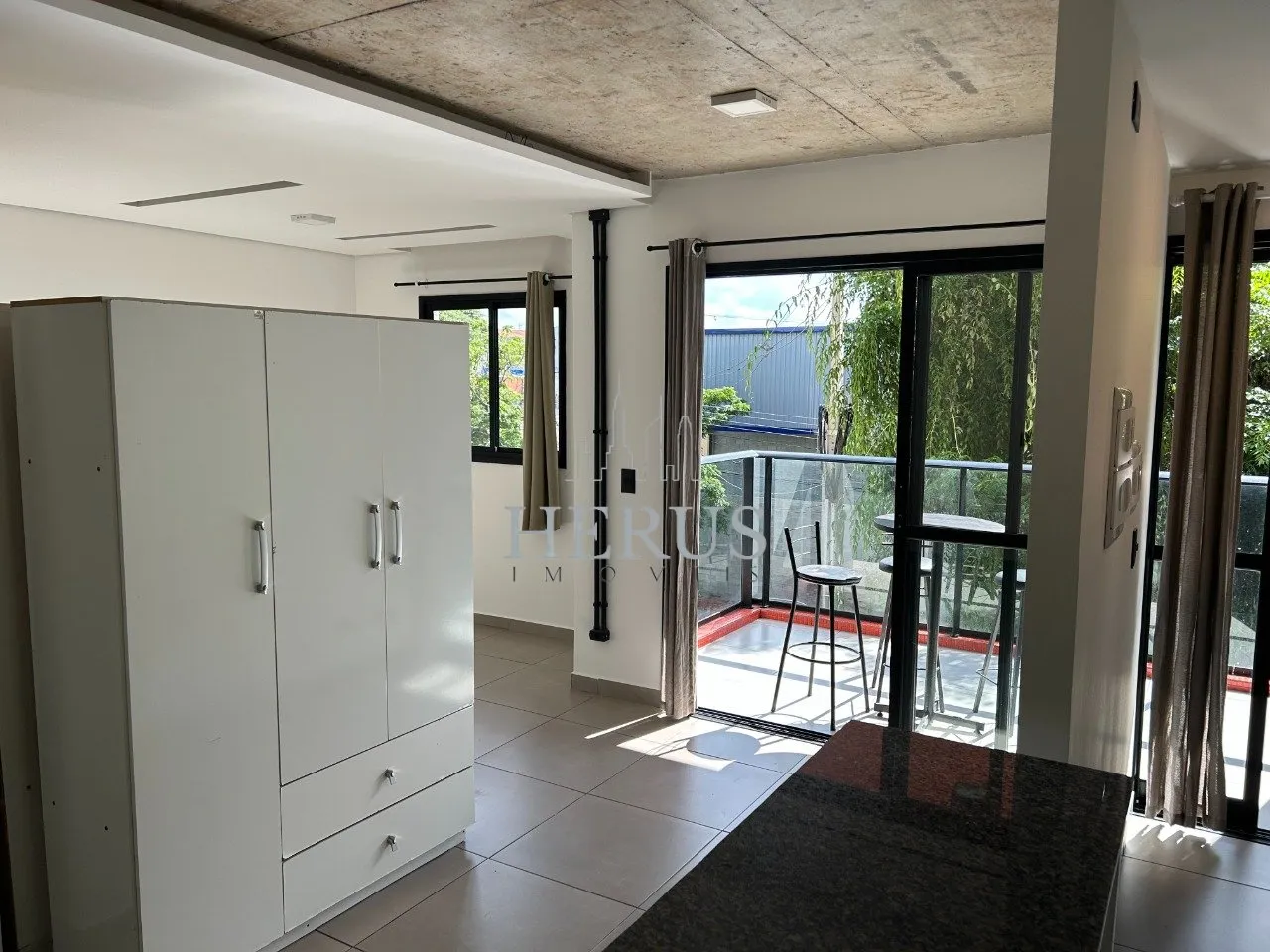 Apartamento de 1 quarto com varanda e churrasqueira — photo 6