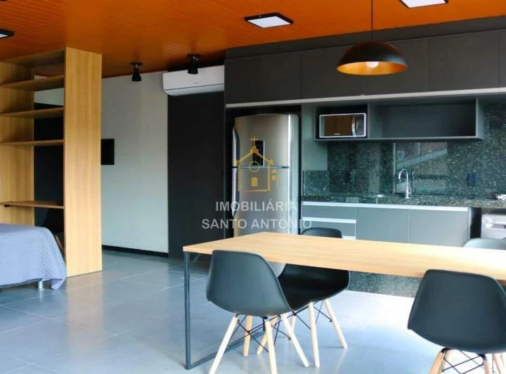 40 m² studio with open-plan kitchen and 1 bedroom — photo 4
