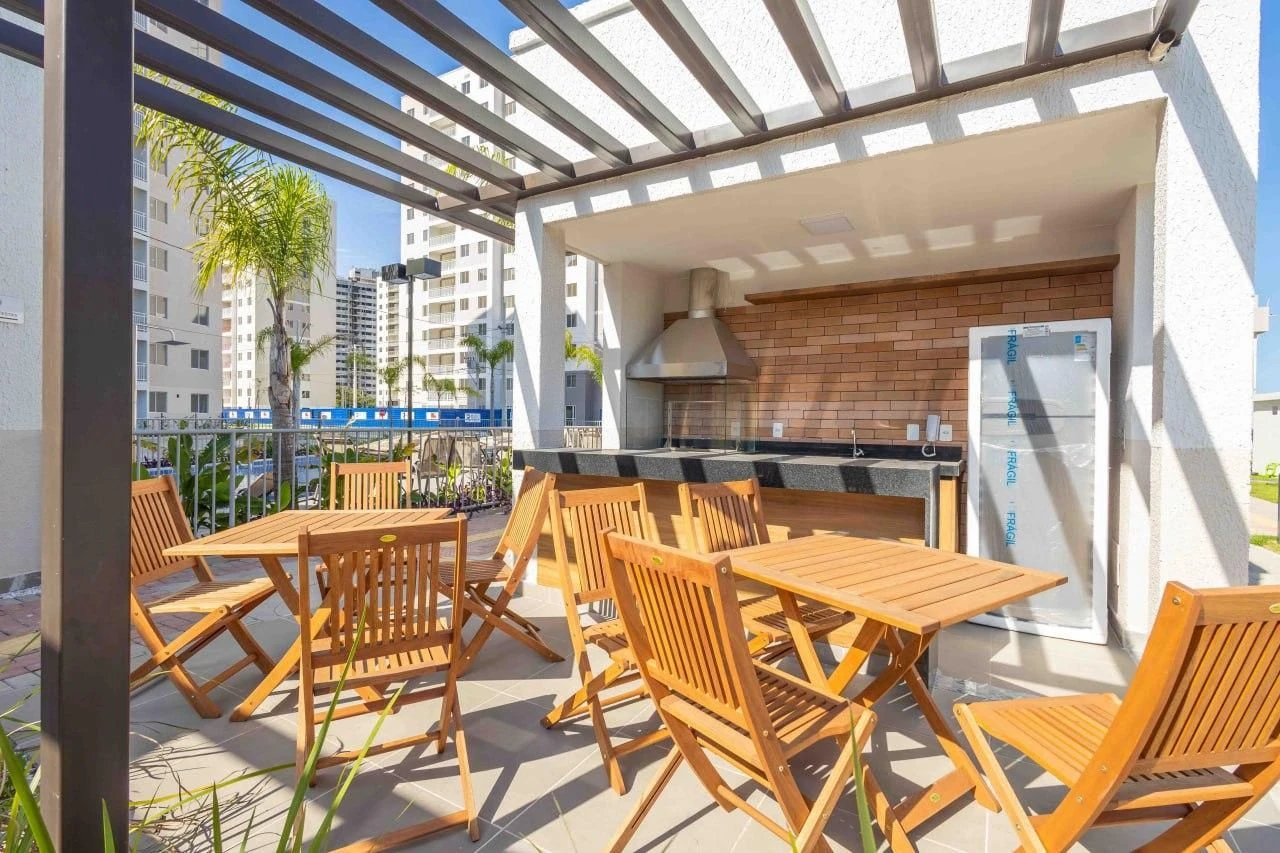 Mountain view in a 2-bedroom apartment, 48 m²