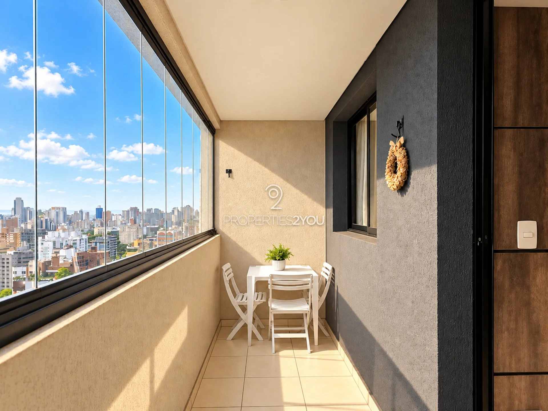 Furnished apartment with a balcony and built-in grill — photo 32