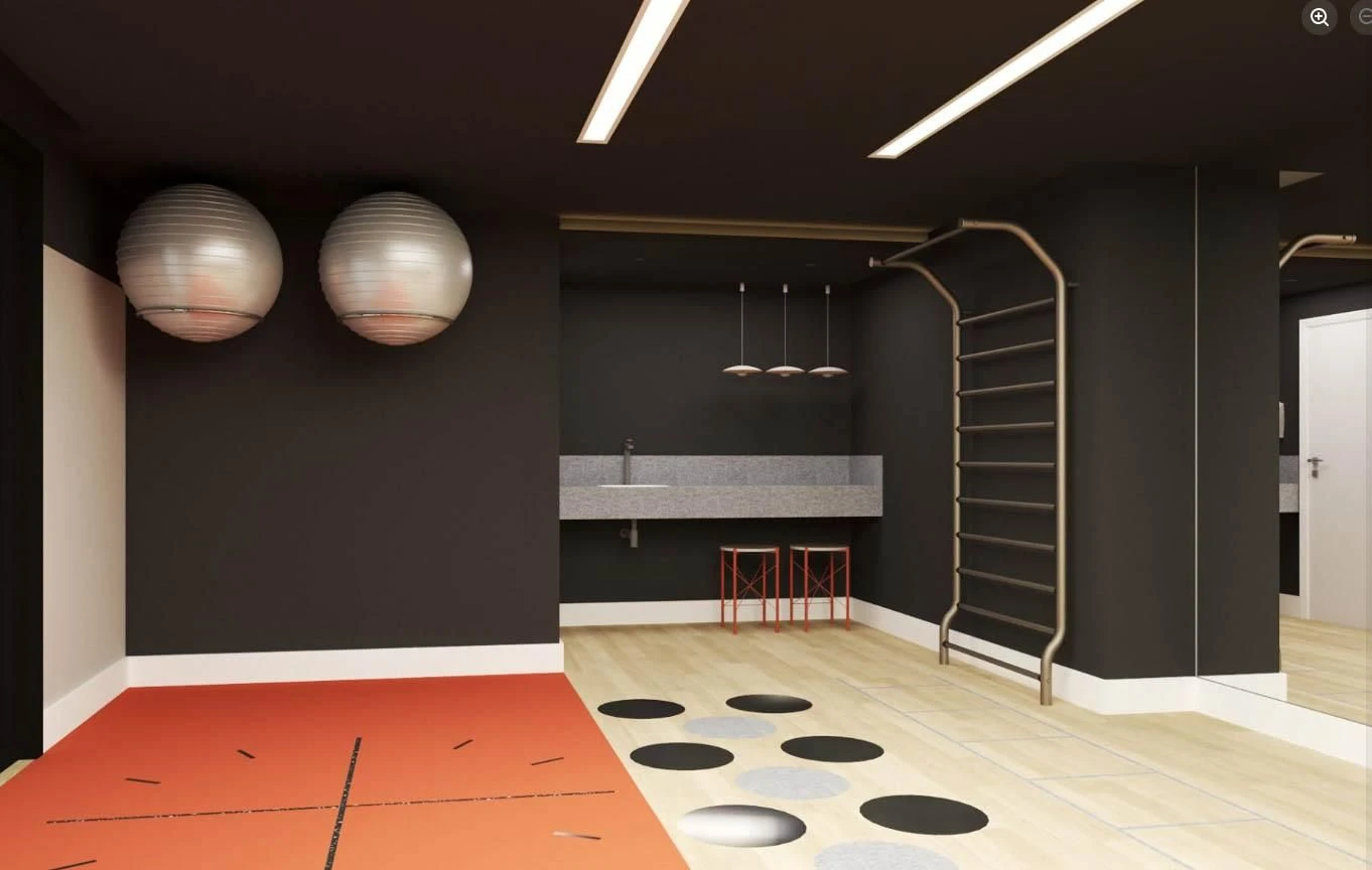 2-bedroom apartment with a home office in Curitiba — photo 49
