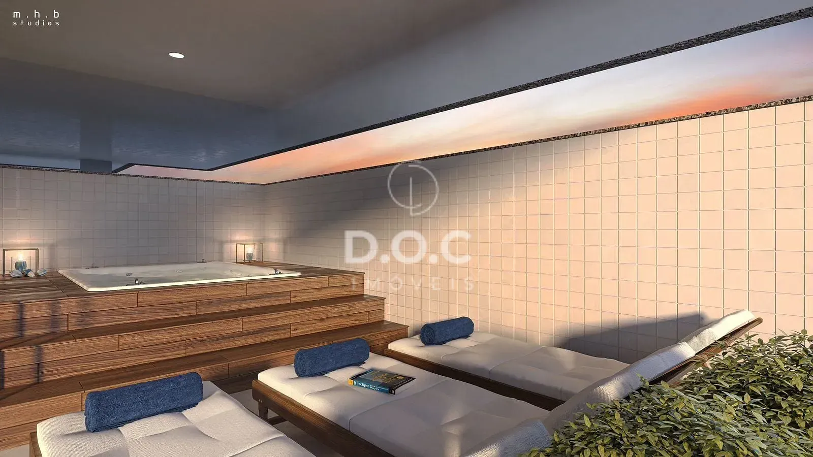 Balcony with a grill in a 2-bedroom apartment, 70 m² — photo 19