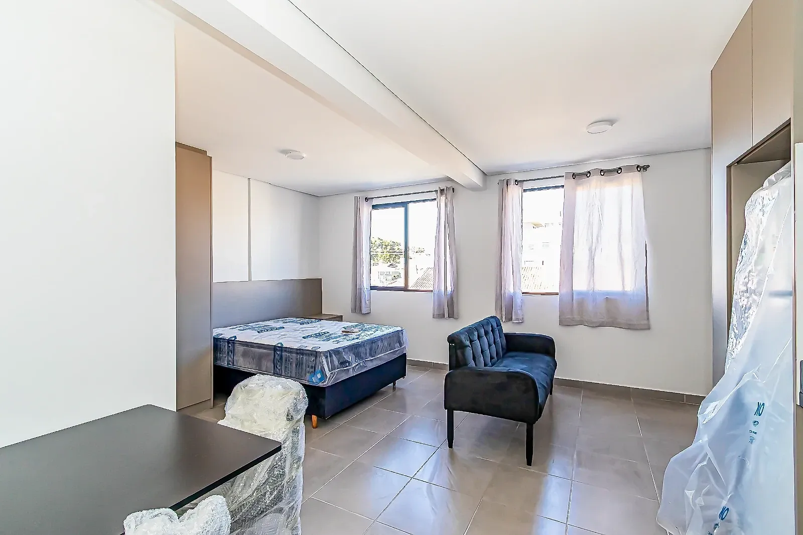 Kitnet/stúdio mobiliado com cozinha integrada e 24 m² — photo 9
