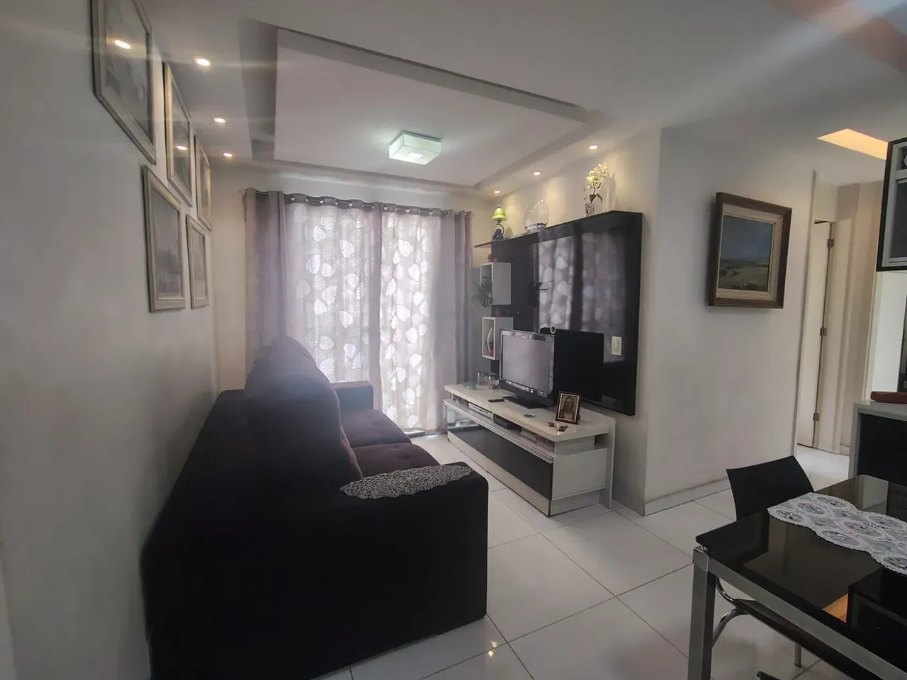 Furnished 51 m² apartment with 2 bedrooms and garden