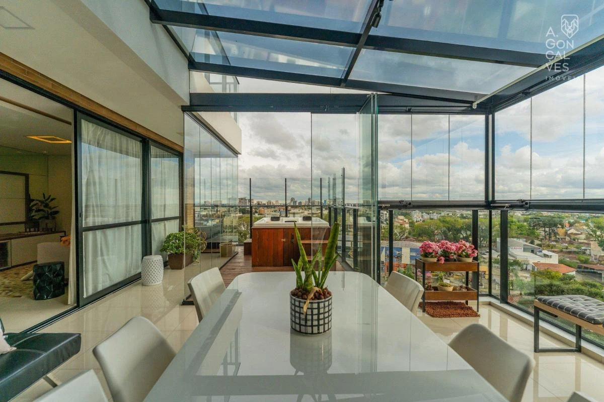 Furnished apartment, 150 m², with floor-to-ceiling windows — photo 19