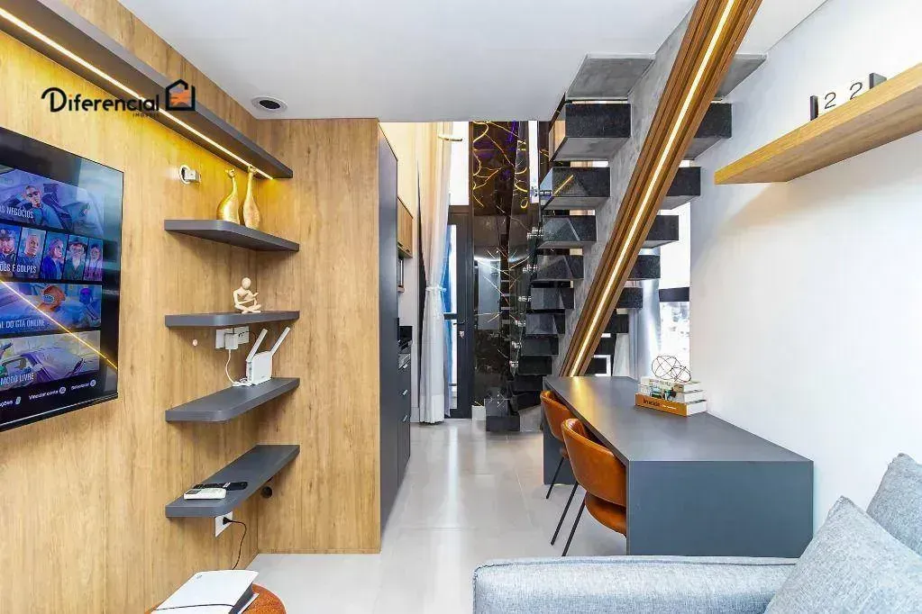 Estudio de 43 m² con 1 dormitorio y cocina abierta — photo 3