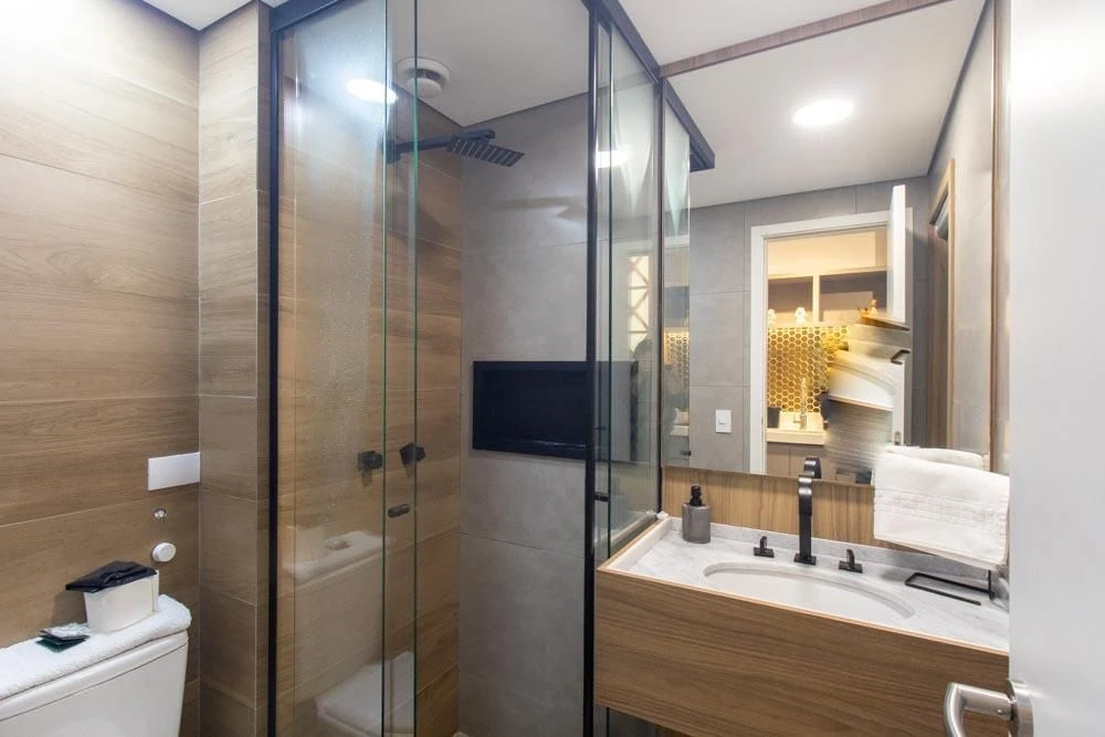 Studio mobiliado em condomínio com academia — photo 8