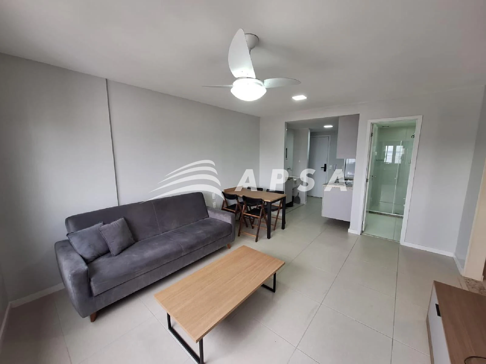 Furnished 1-bedroom apartment with open-plan kitchen 64 m² — photo 8