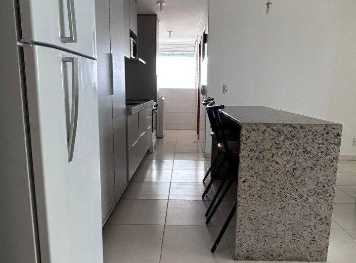 80 m² furnished 3-bedroom apartment with open-plan kitchen — photo 2