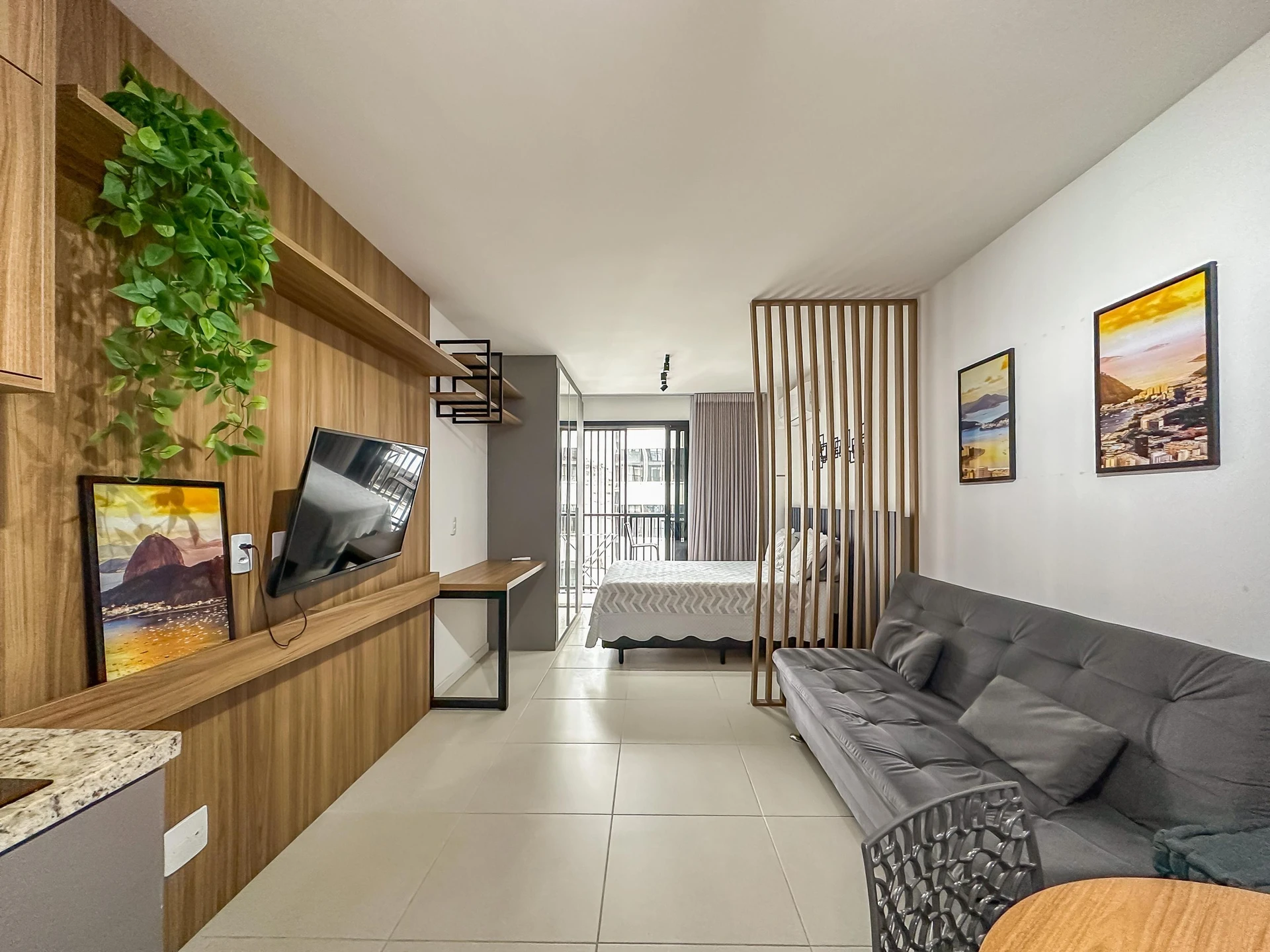 Furnished studio, 35 m², with a dishwasher — photo 24