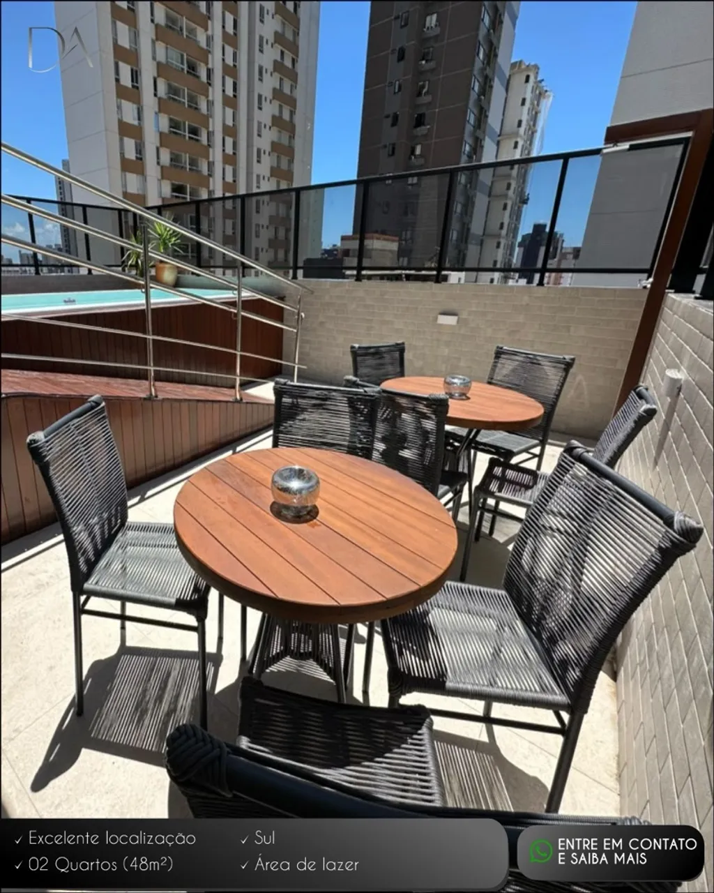 Apartamento de 2 quartos em condomínio com piscina — photo 3