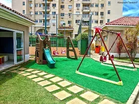 2-bedroom apartment in a building with a pool — photo 6