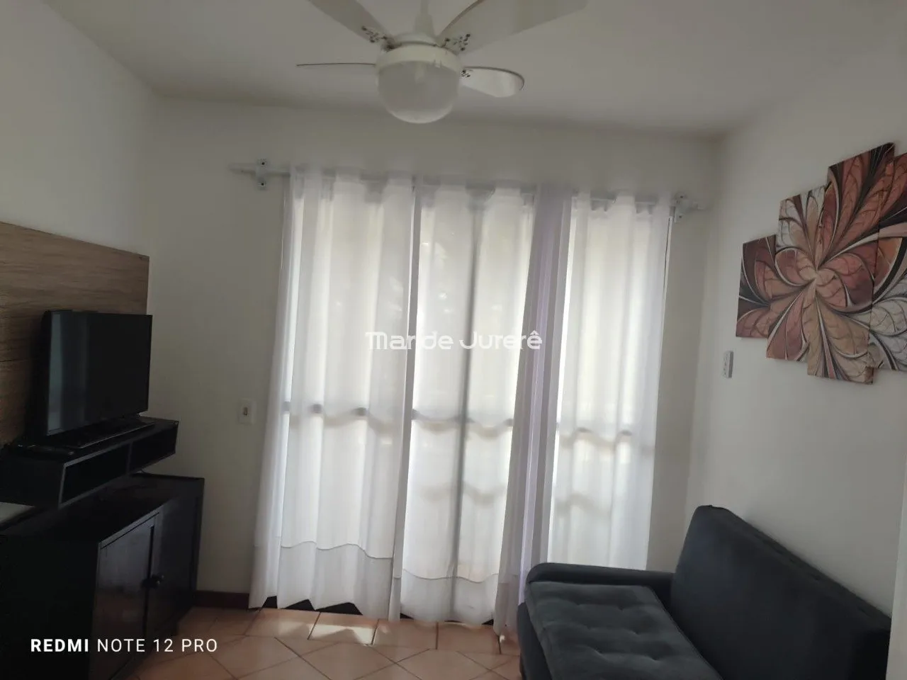 Furnished 45 m² apartment with 1 bedroom and enclosed balcony
