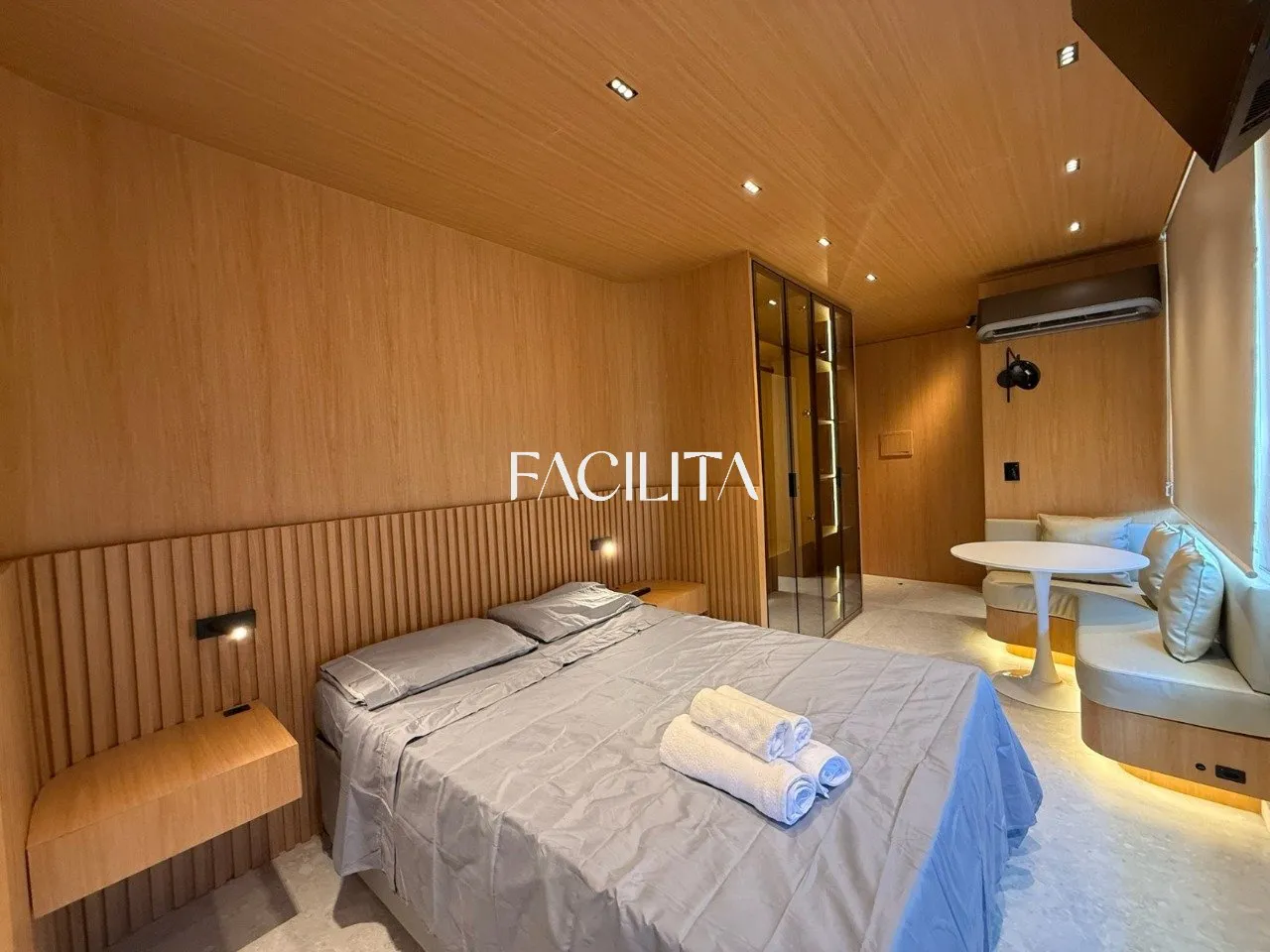 Квартира 30 м² с 1 спальней и 1 парковкой