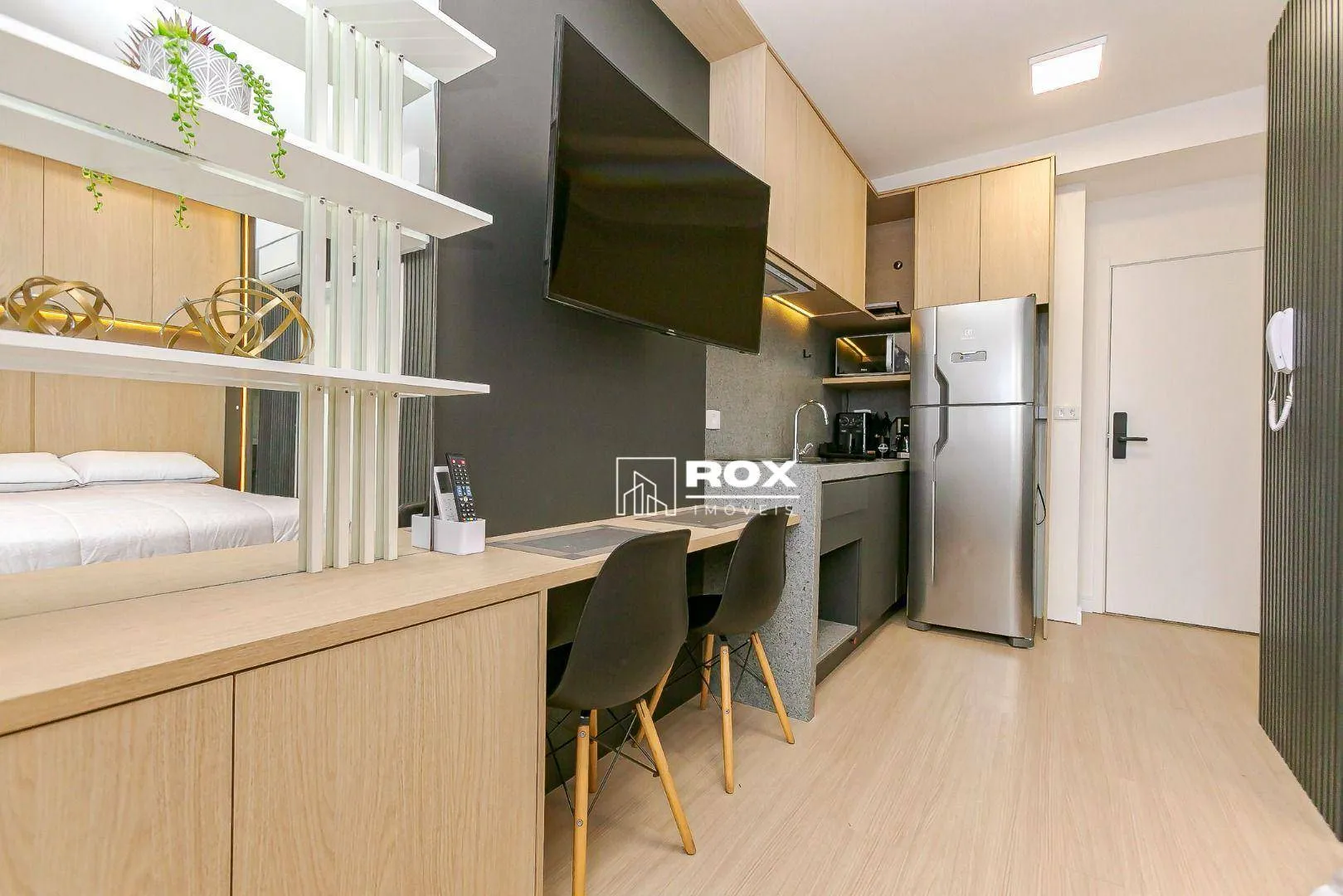 Меблированное студио 31 м² с балконом и собственным BBQ — photo 2