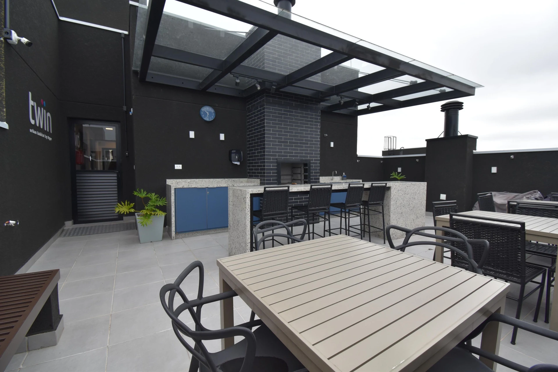 Apartamento de 36 m² com máquina de lavar e varanda gourmet — photo 14