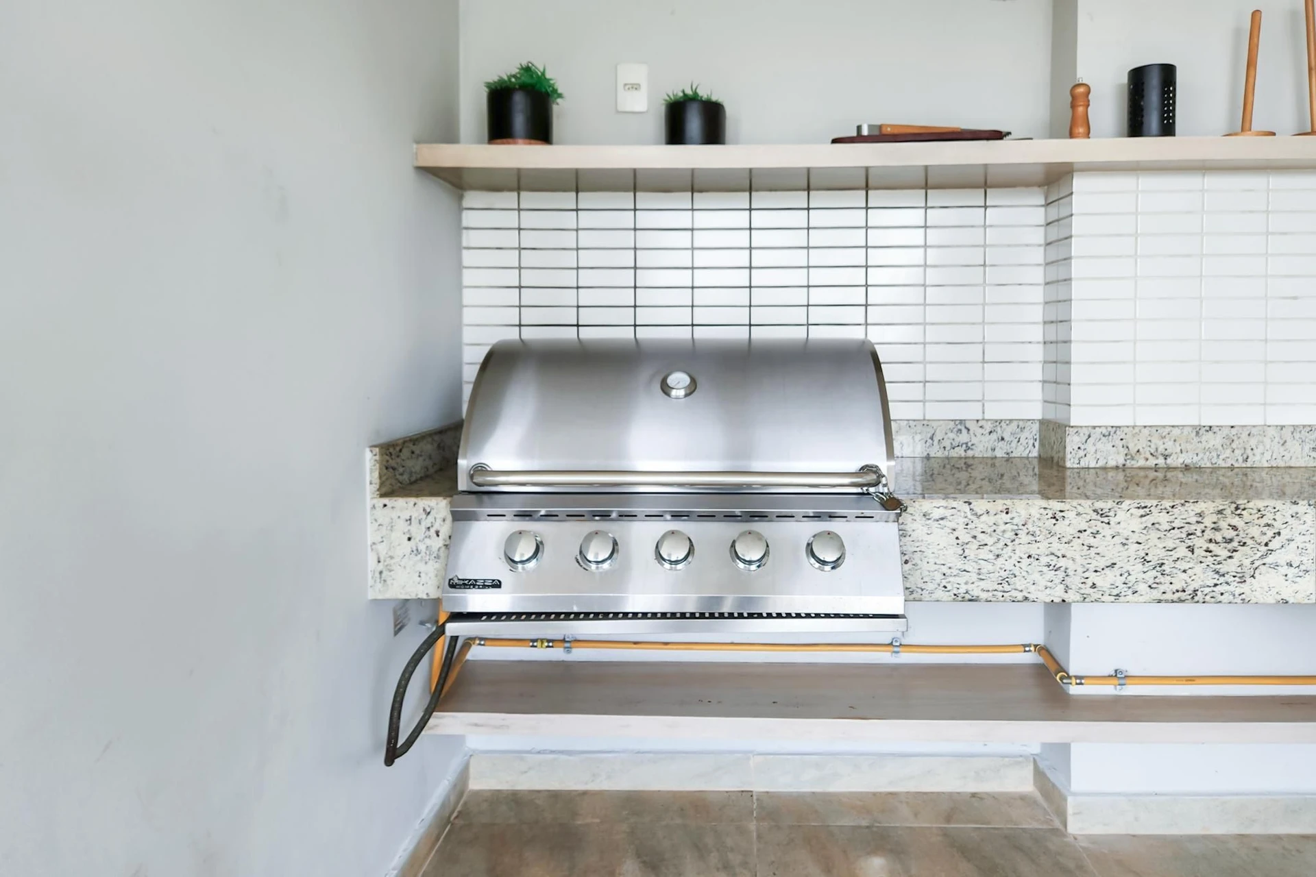 Estudio amueblado con 1 dormitorio y parrilla en la terraza — photo 15