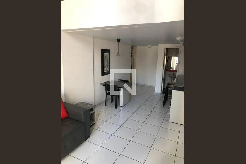 Furnished studio of 61 m² with an open kitchen