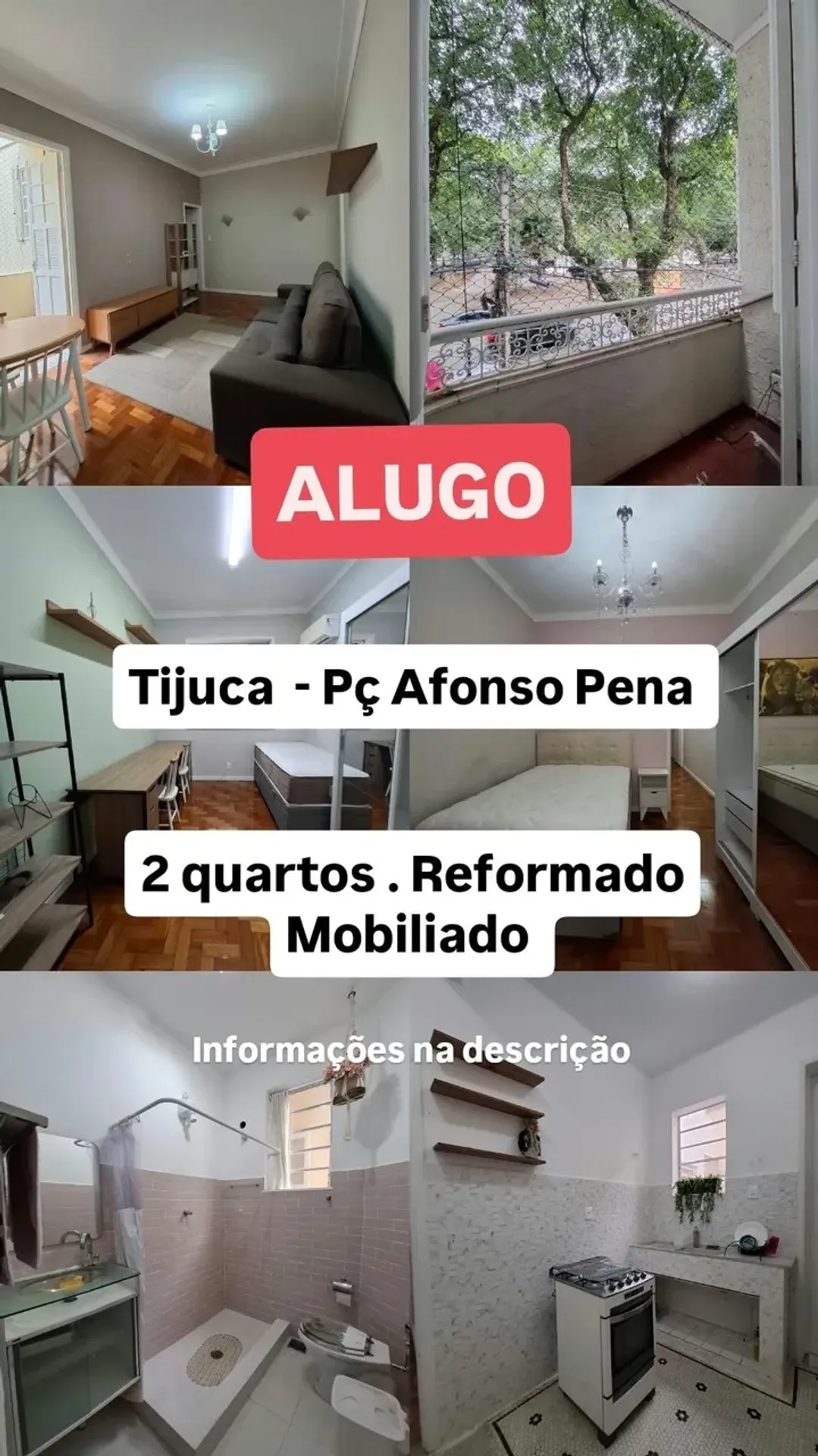 Departamento con espacio de home office en Rio de Janeiro