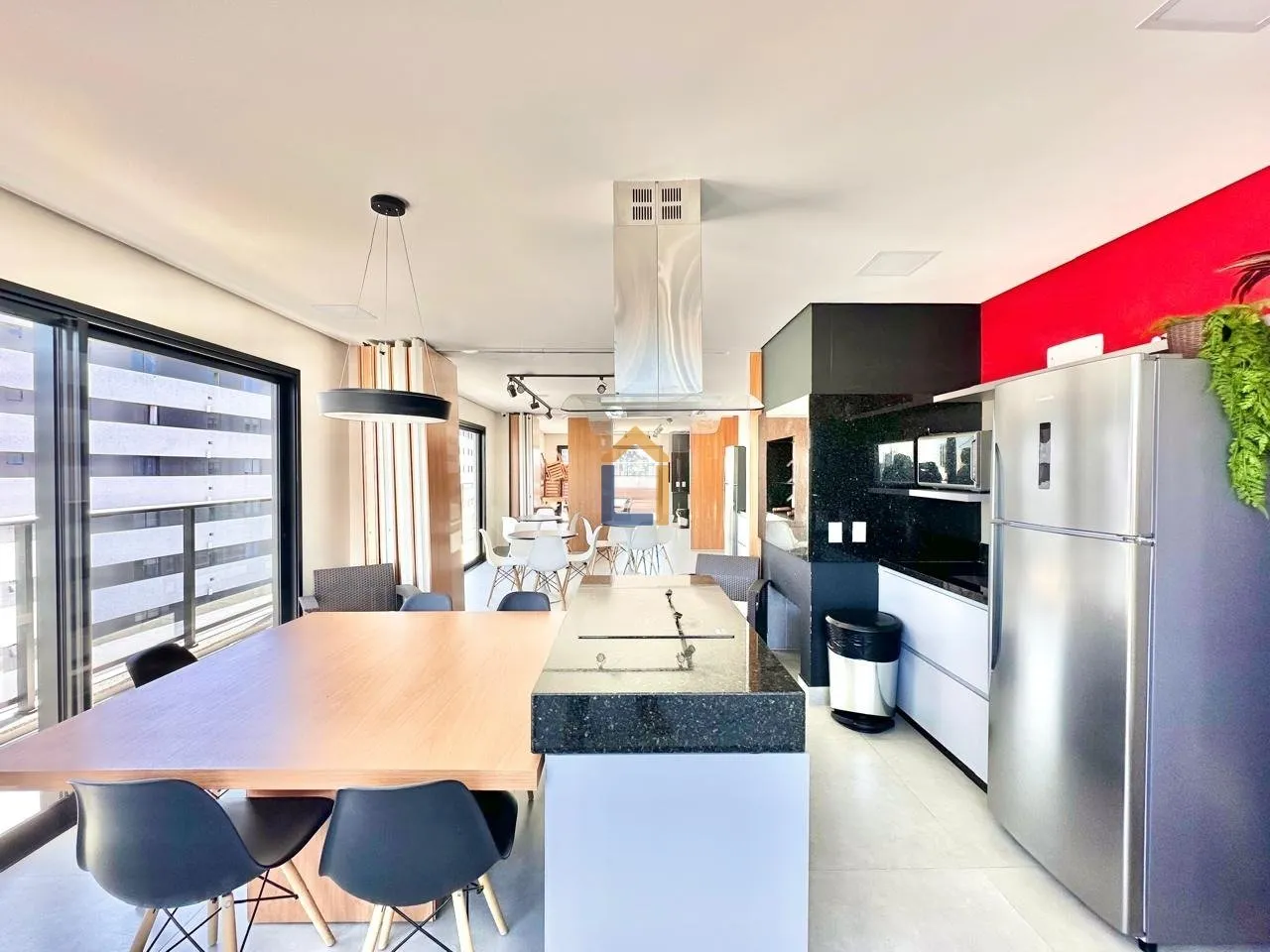 Furnished 26 m² apartment with a glass shower box — photo 53