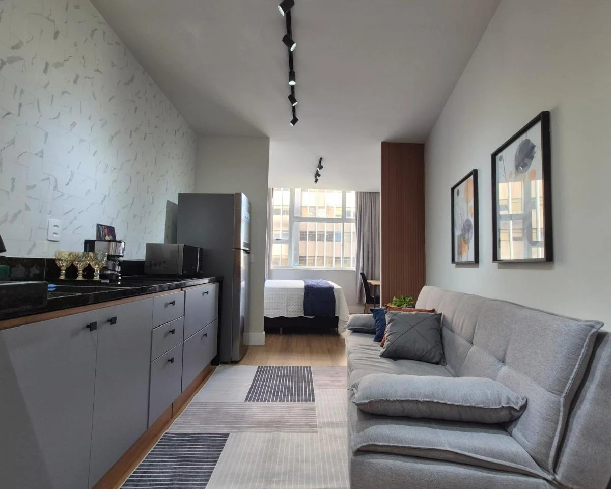 Furnished apartment, 30 m², with a washing machine — photo 5