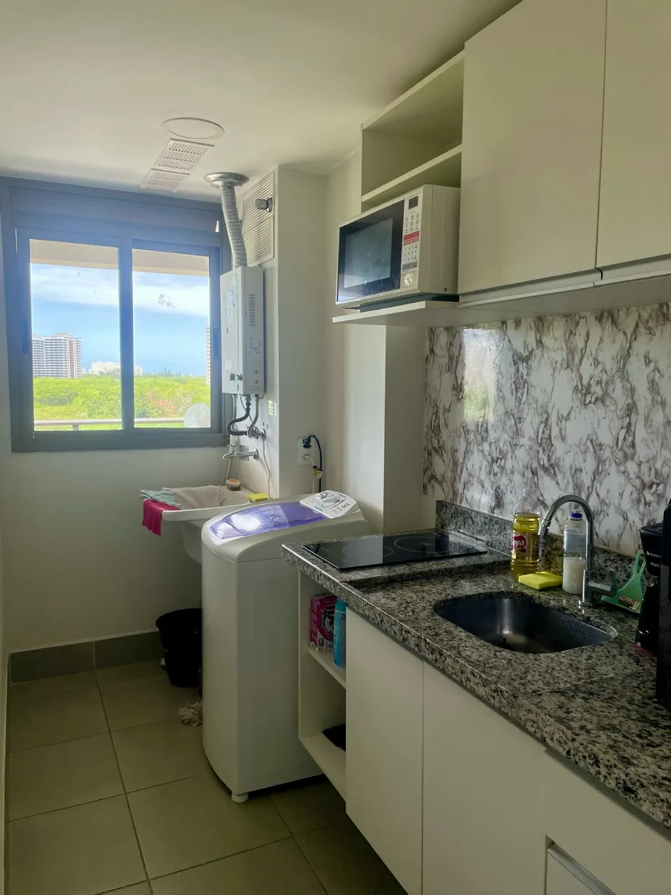 Furnished apartment, 68 m², with a washing machine — photo 11