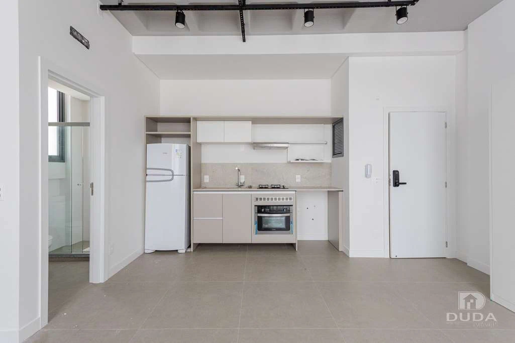 Apartamento de 1 quarto com cozinha integrada e vaga — photo 2