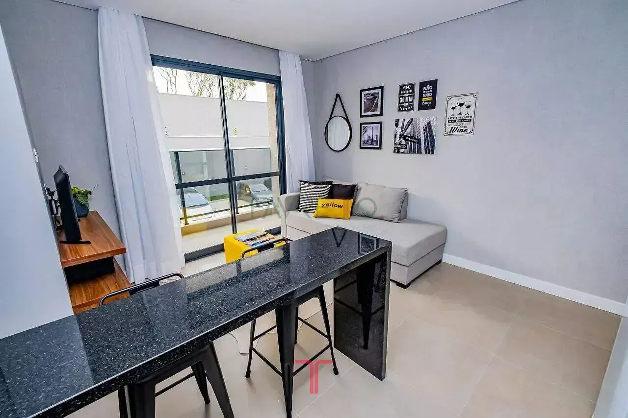 Furnished 1-bedroom apartment with 34 m² and balcony — photo 27