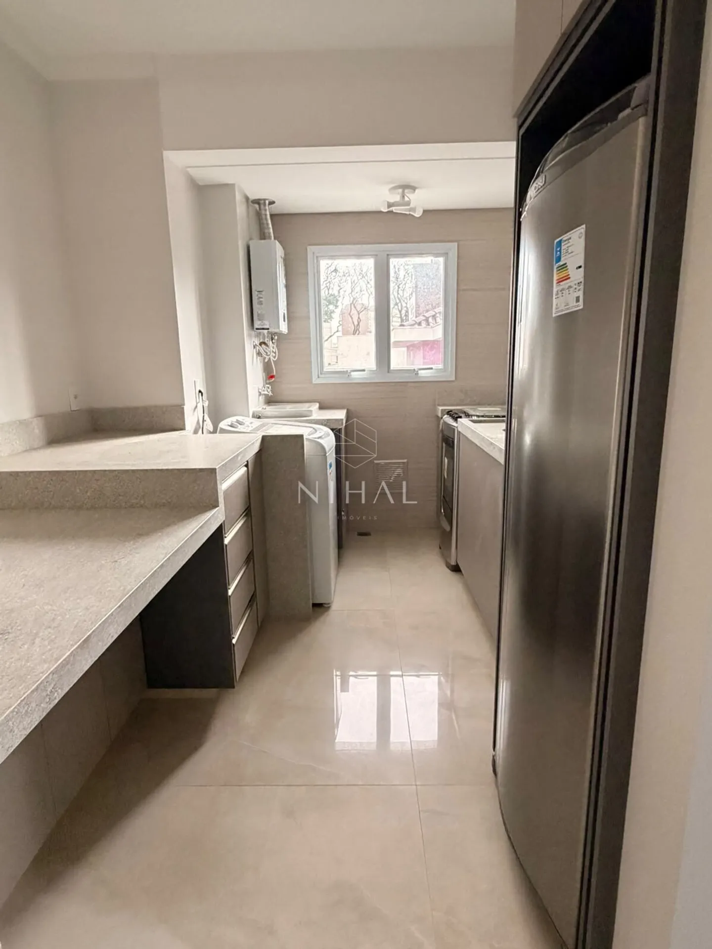 2-bedroom apartment with a washing machine in Curitiba — photo 9
