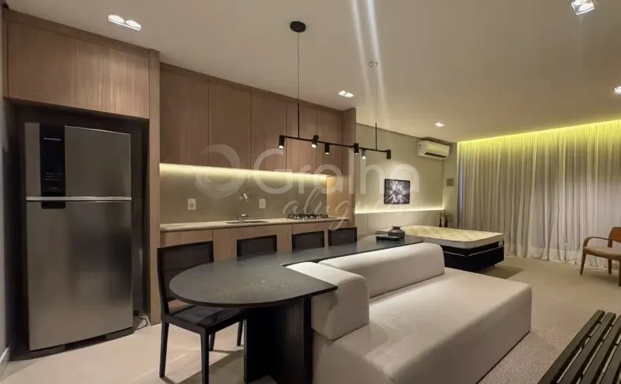 Furnished studio with 1 bedroom and integrated kitchen — photo 20