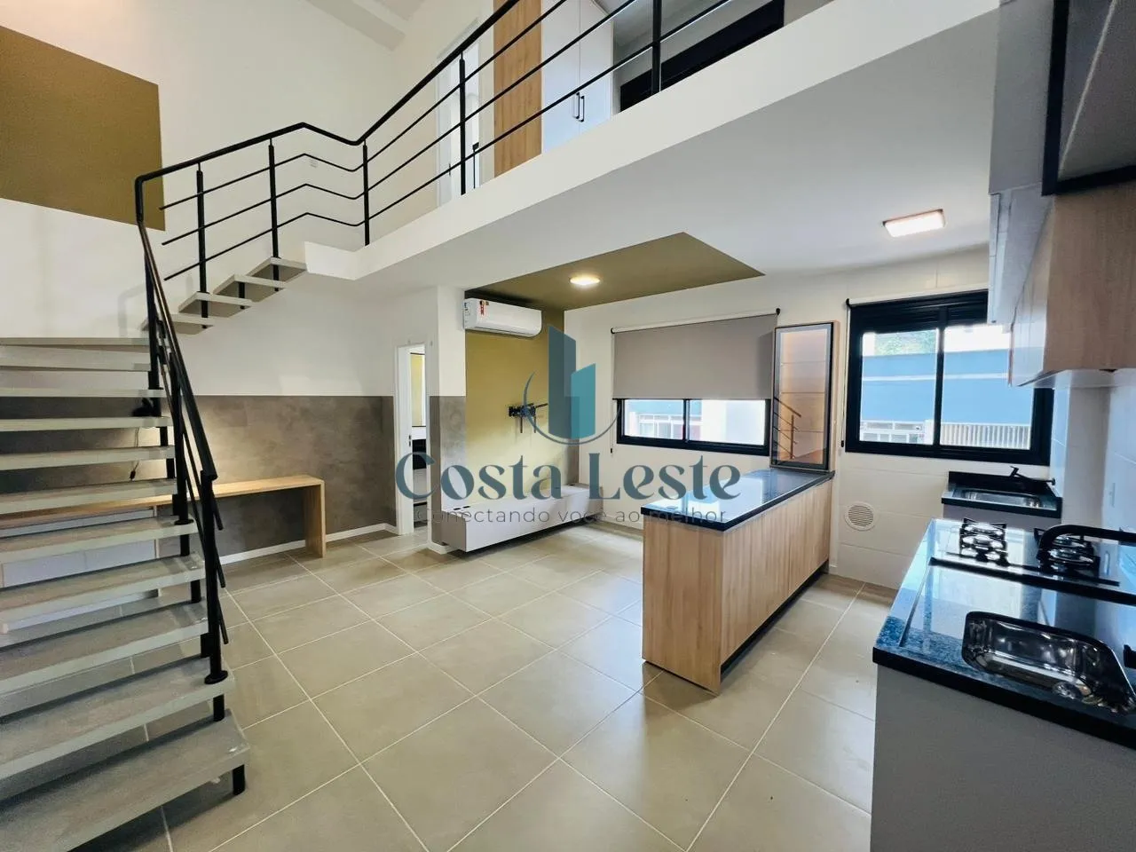 Furnished 68 m² apartment with 1 bedroom and open kitchen