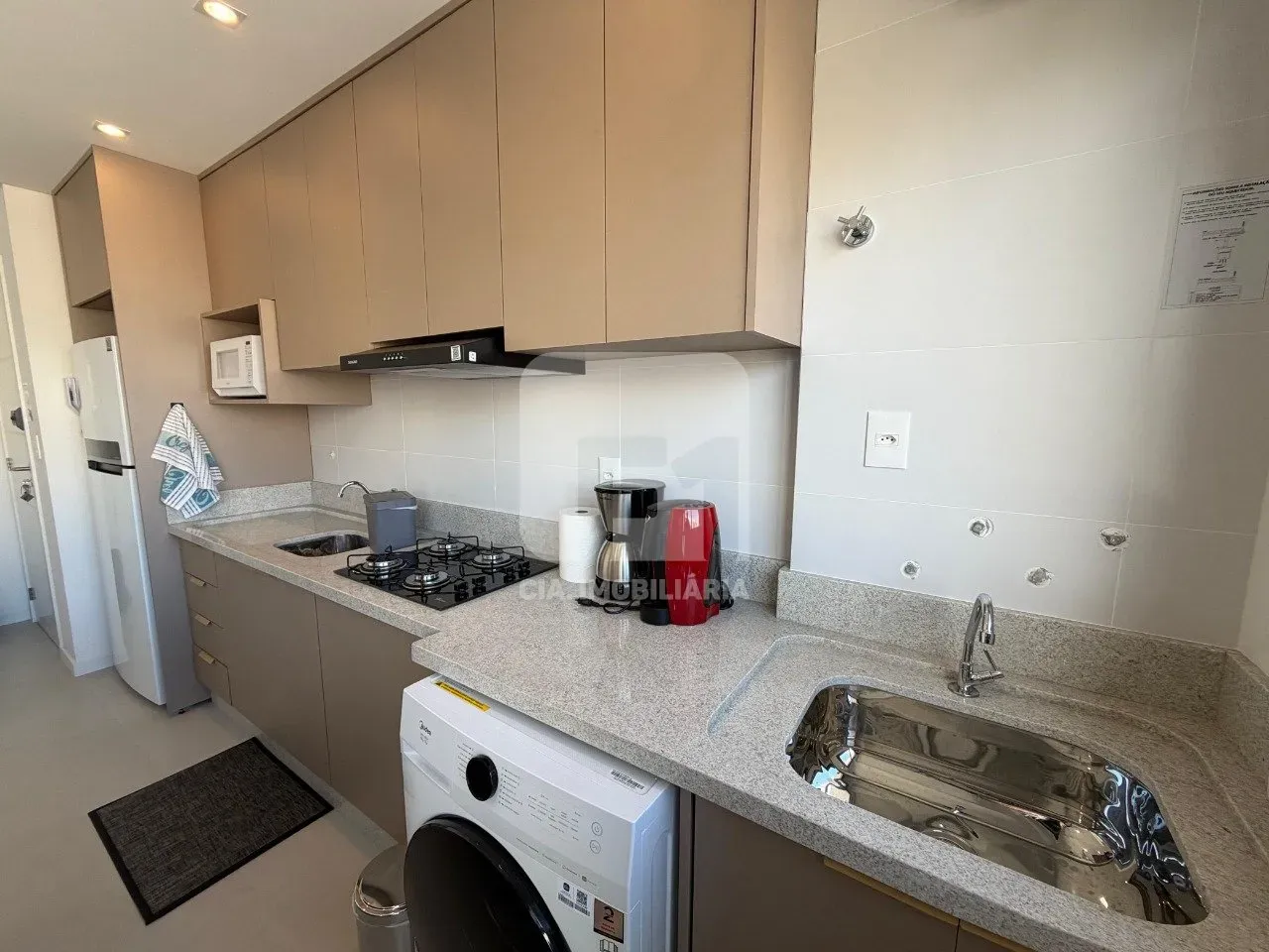 Studio mobiliado de 40 m² com cozinha americana — photo 7