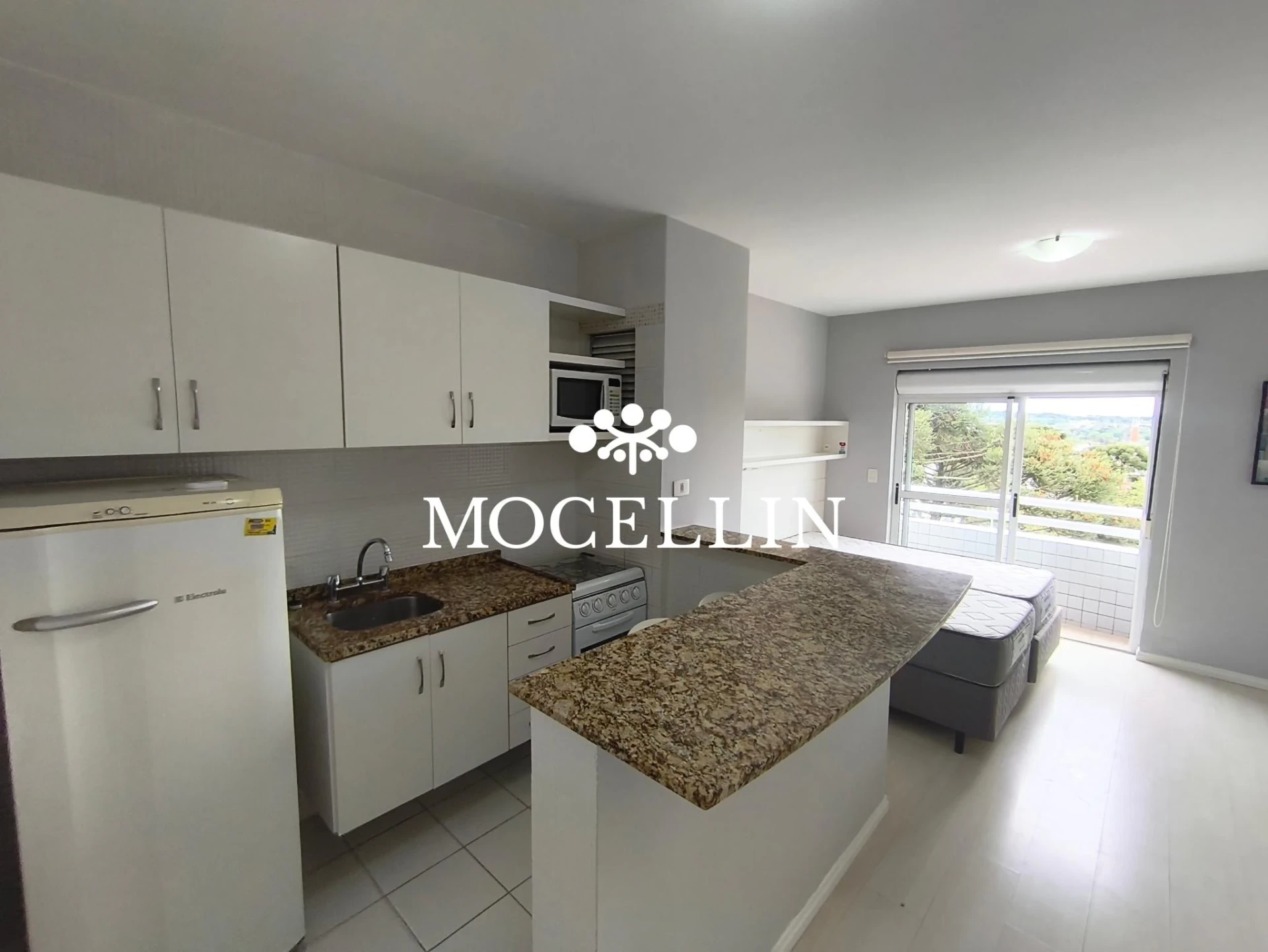 1 quarto e espaço de home office: apartamento de 27 m²