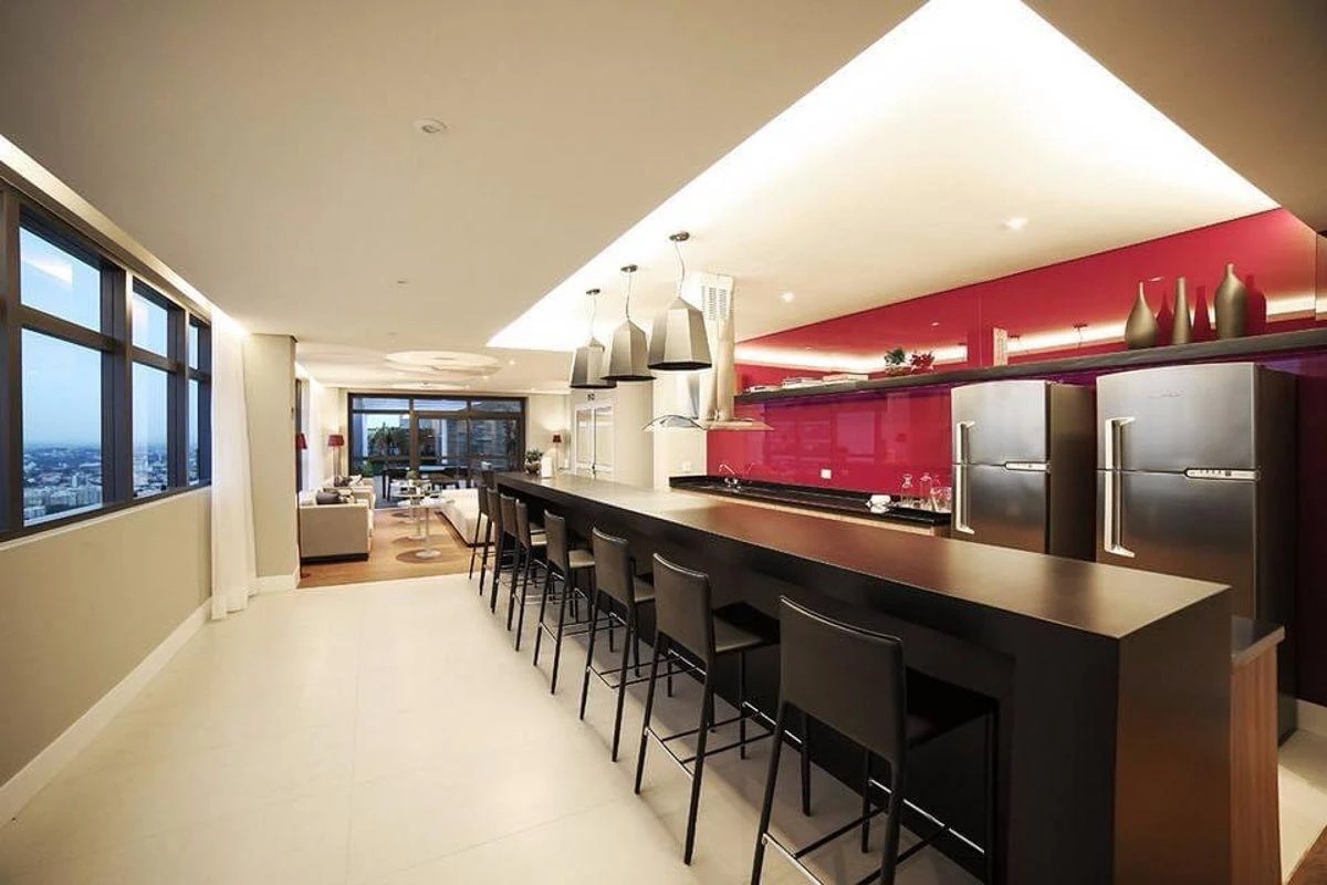 Apartamento mobiliado com cozinha americana e ar-condicionado — photo 14