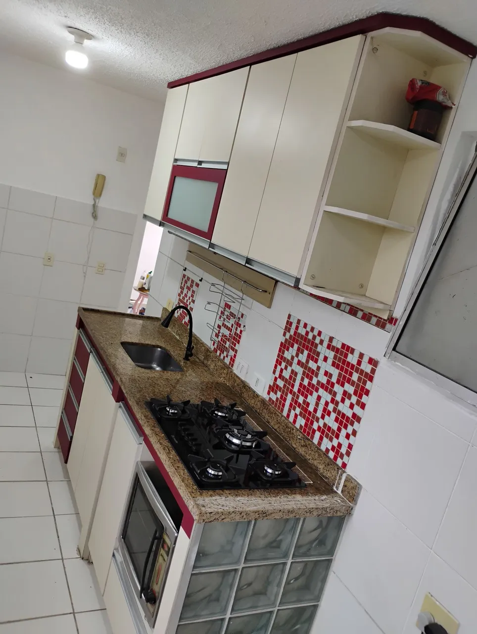2-bedroom apartment in a building with a gym