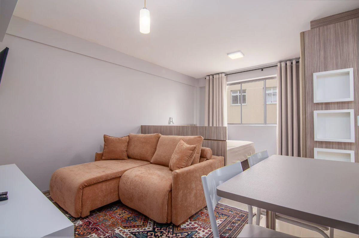 Furnished 30 m² apartment with 1 bedroom and no parking
