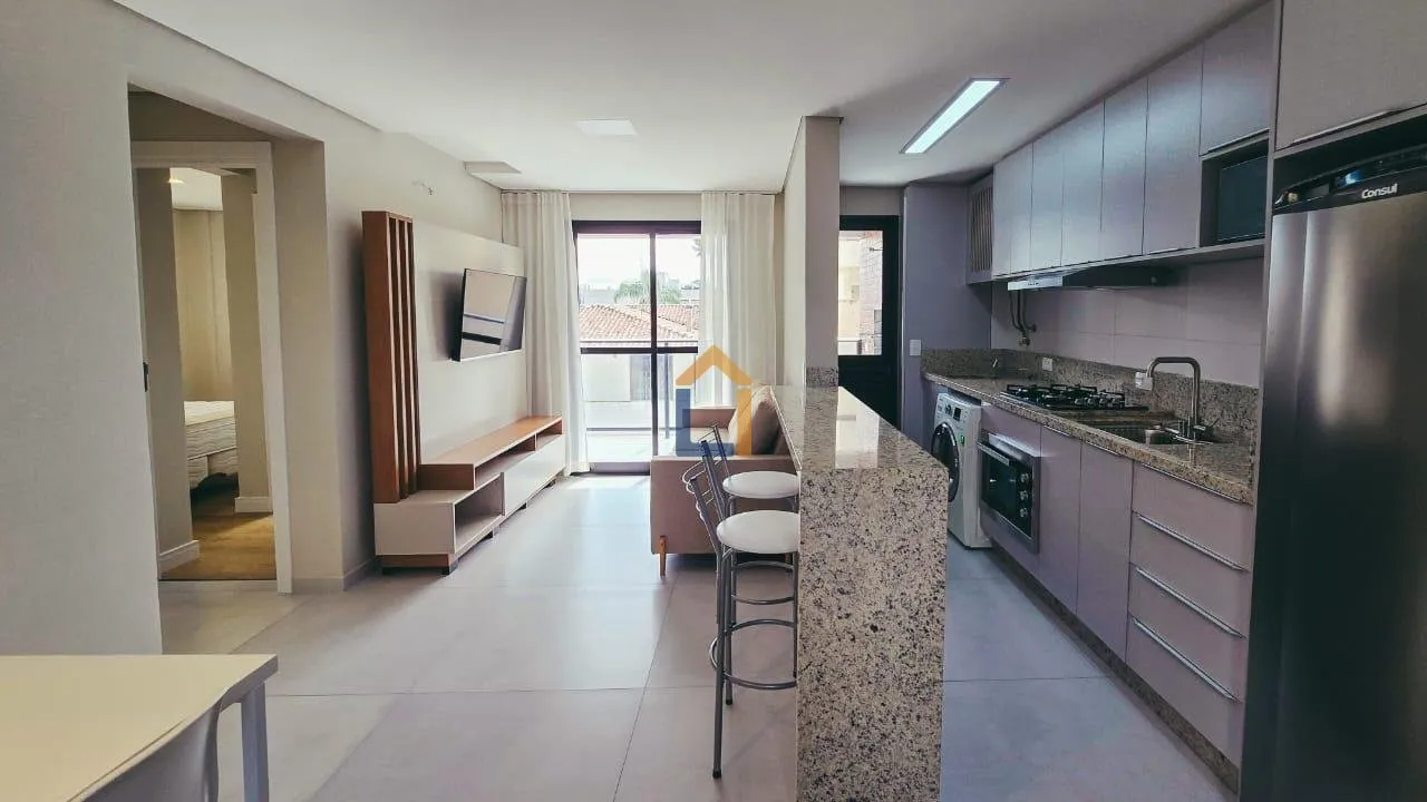 2-bedroom apartment with a washing machine in Curitiba — photo 13