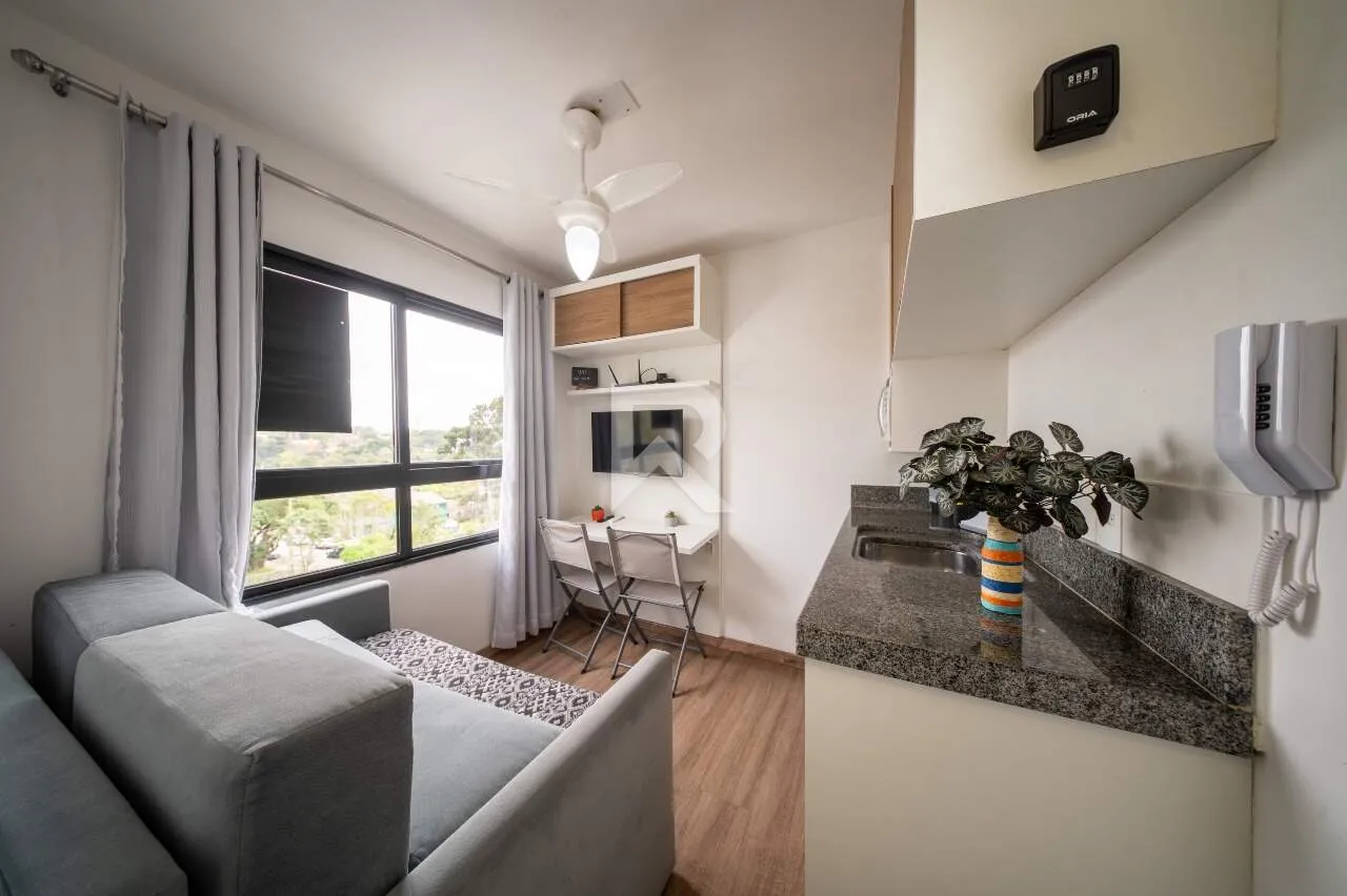 19 m² studio with 1 bedroom and 1 bathroom