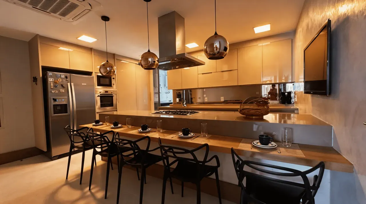 4-bedroom apartment with 5 bathrooms and open-plan kitchen — photo 40