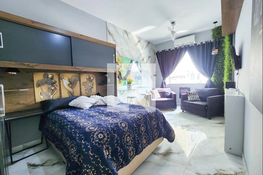 Furnished studio with 1 bedroom and 1 bath, 35 m² — photo 3