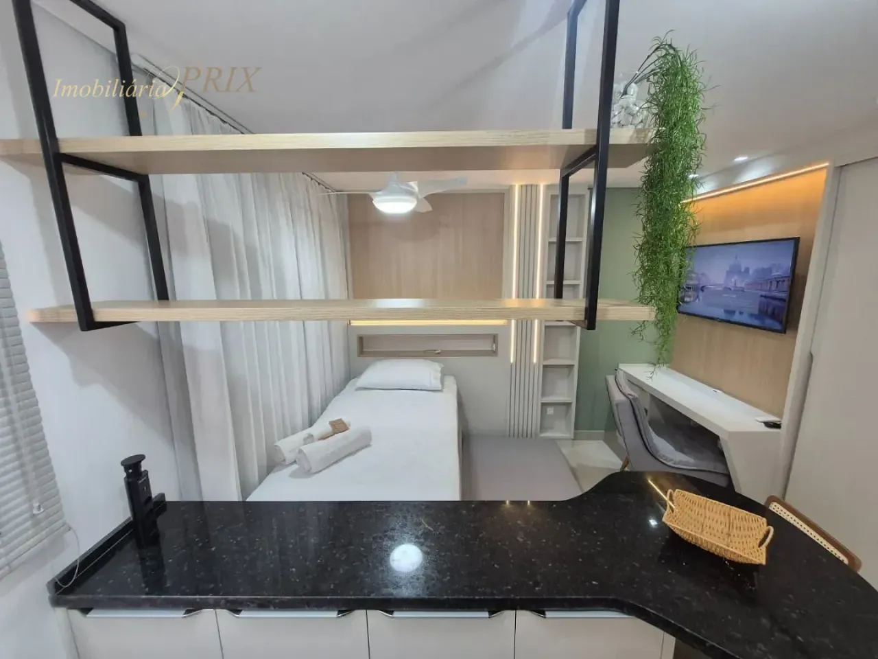 Estudio amueblado con 1 dormitorio y 1 baño — photo 5