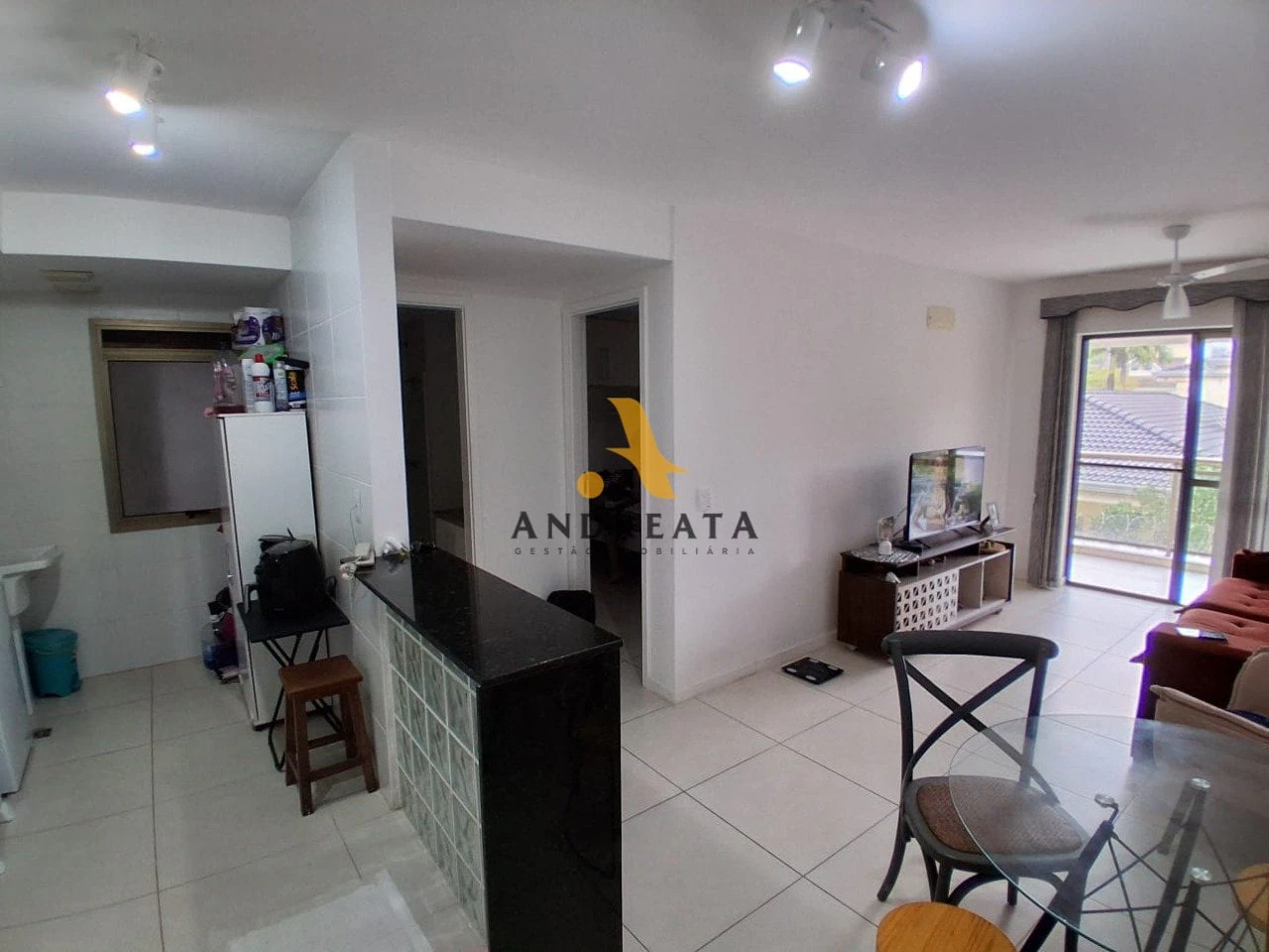 Furnished apartment, 57 m², with a washing machine — photo 2