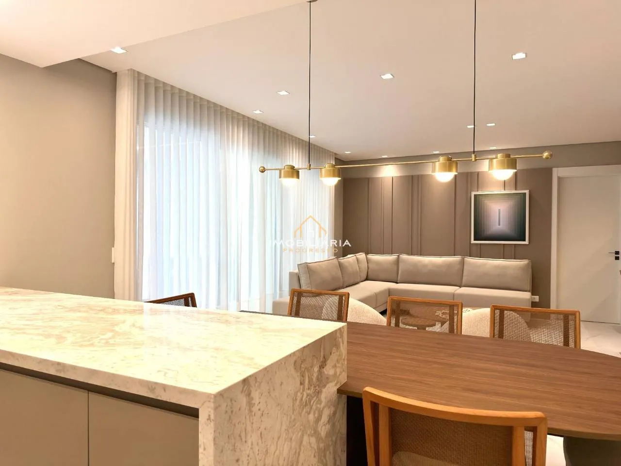 Floor-to-ceiling windows in a 3-bedroom apartment, 138 m² — photo 42
